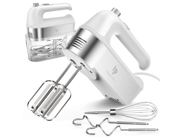 Zell Hand Mixer Electric, Handheld Mixers For Cake, Dough, Kitchen Baking,  5Speed With Turbo & Eject Button, 6 Accessories With Beaters, Whisk, Dough  Hooks, Storage Case 