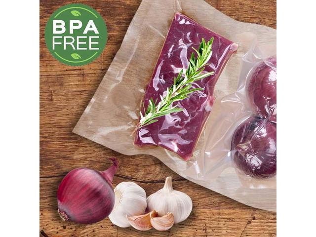 Zell Vacuum Sealer Bags, 100 Quart Bags 8X12 Inch, Commercial Grade With  Bpa Free, Perfect For Sous Vide And Vac Storage 