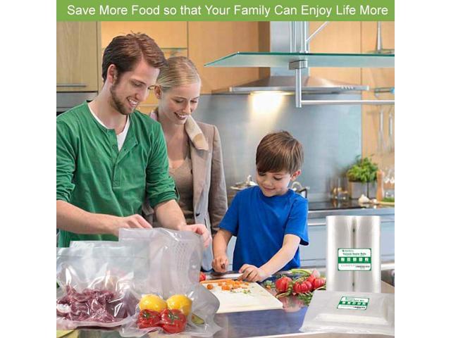 Zell Vacuum Sealer Bags, 100 Quart Bags 8X12 Inch, Commercial Grade With  Bpa Free, Perfect For Sous Vide And Vac Storage 