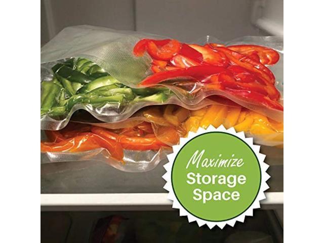 Zell Vacuum Sealer Bags, 50 Pint (6X10) & 50 Quart (8X12) Vac Seal Bags,  Commercial Grade With Bpa Free, Perfect For Airtight Storage And Sous Vide  
