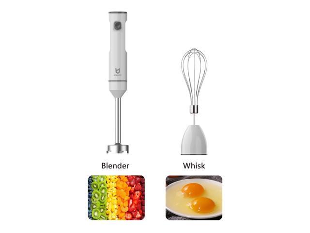 Cordless Hand Blender, UTALENT Variable Speed Immersion Blender handheld  Rechargeable, with Fast Charger, Egg Whisk, for Smoothies, Milkshakes,  Hummus