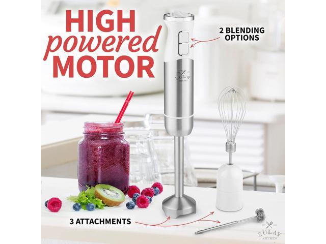 Zell Handheld 500W 8 Speed Copper Motor Immersion Hand Blender