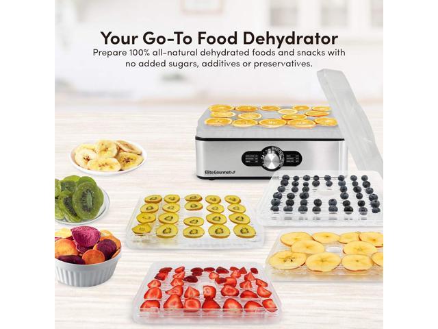 Zell Food Dehydrator, Stainless Steel Trays Food Dehydrator