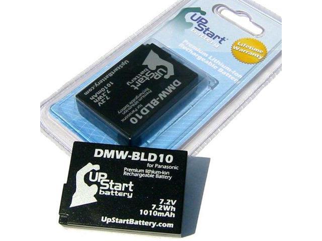1010mAh 7.2V Lithium-Ion Replacement for Panasonic DMW-BLD10PP Battery and Charger Compatible with Panasonic DMW-BLD10 Digital Camera Batteries and Chargers