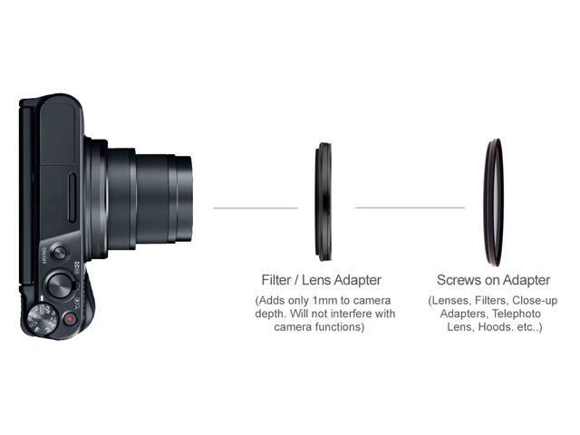 UV Includes Filter/Lens Adapter Haze 1A Multicoated Multithreaded Glass Filter for Canon Powershot SX730 HS UV Includes Filter/Lens Adapter Haze 1A Multicoated Multithreaded Glass Filter for Canon Powershot SX730 HS