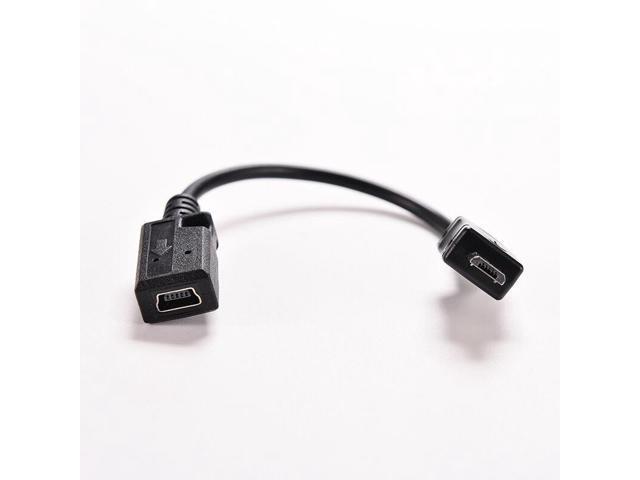 2pcs Micro B Male To Mini B Female Data Sync Charge Adapter Cable Hot Bestwu Neweggcom - 