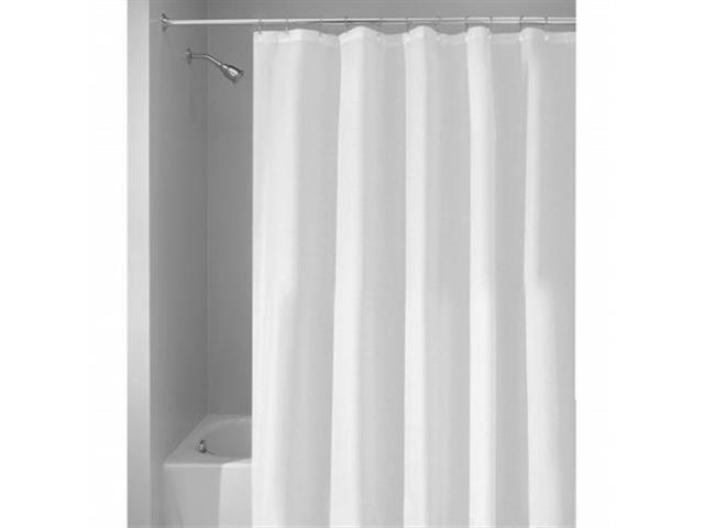 Interdesign 14662 Stall Size White Shower Curtain Liner Newegg Com