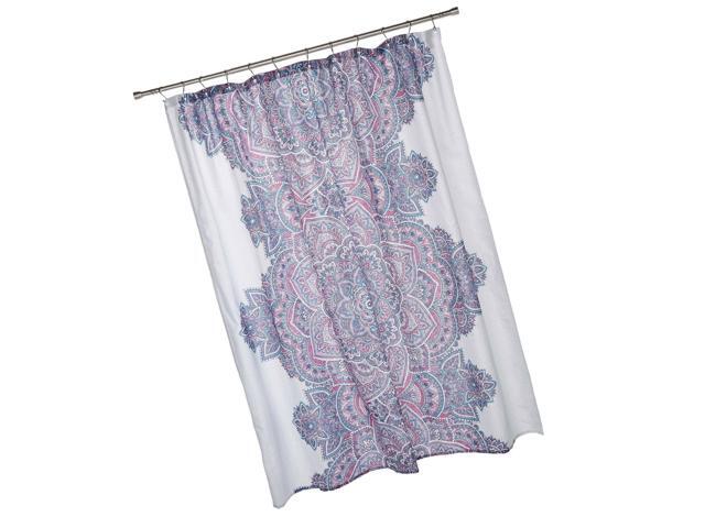 Intelligent Design Olivia Shower Curtain Blue 72x72 ID70-202