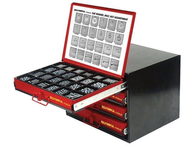Small Parts Organizer 4 Drawer Compartment Hardware Cabinet