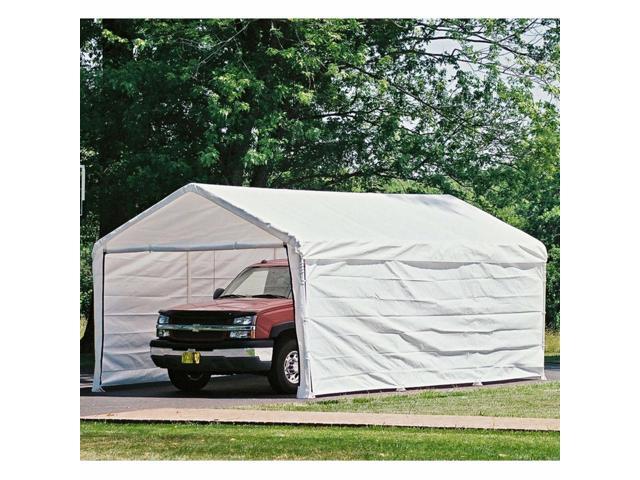 Shelterlogic Super Max 12 X 20 White Canopy Enclosure Kit
