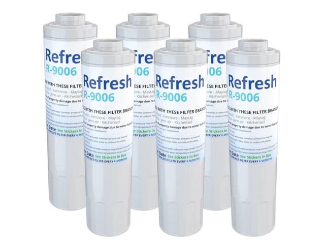 Fits Amana AFD2535DEB Refrigerators 2 Pack Refresh Replacement Water Filter