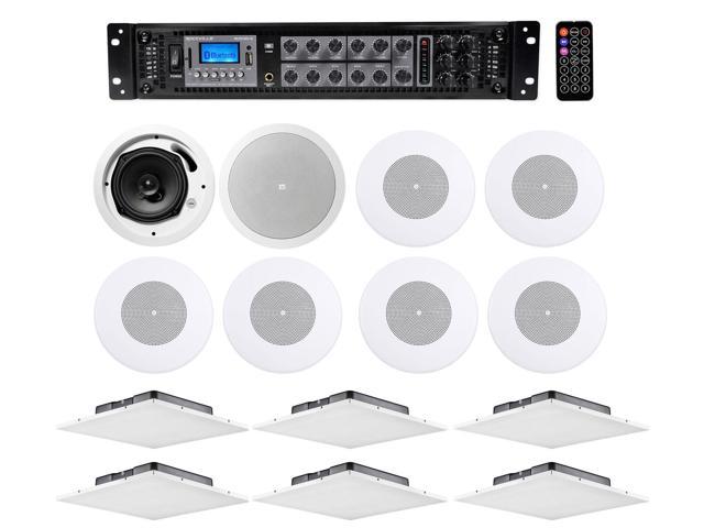 Office Restaurant Bundle Jbl Drop Ceiling 6 5 8 Ceiling Speakers 6 Zone Amp