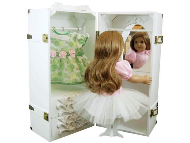 18 Inch Doll Clothes Storage Case Furniture For American Girl