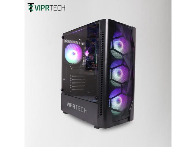 ViprTech.com Prime Gaming PC Computer Desktop - Intel i5-3570, NVIDIA GTX 750 Ti, 16GB RAM, 1TB HDD, RGB, WiFi, Windows 10 Pro, 1 Year Warranty