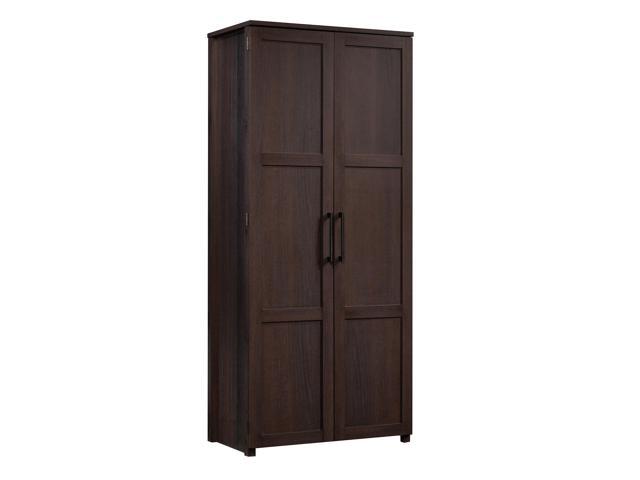 Sauder 423999 Homeplus Storage Cabinet Dakota Oak Finish Newegg Com