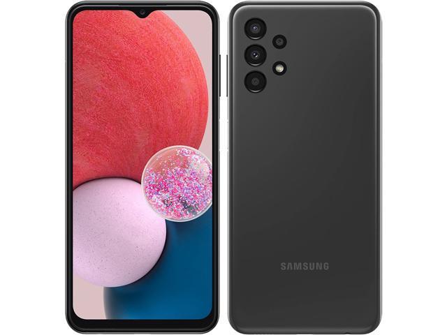 Samsung Galaxy A13 (A135M/DS) 6.6" HD+ Infinite Display, 64GB + 4GB RAM, 50PM Quad Camera, Factory Unlocked 4G/LTE Smartphone (Black) - International Version