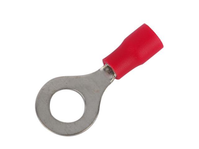 20pcs 16-22 AWG RV 1.25-6 Insulated Crimp Ring Terminal Wire Connector Red