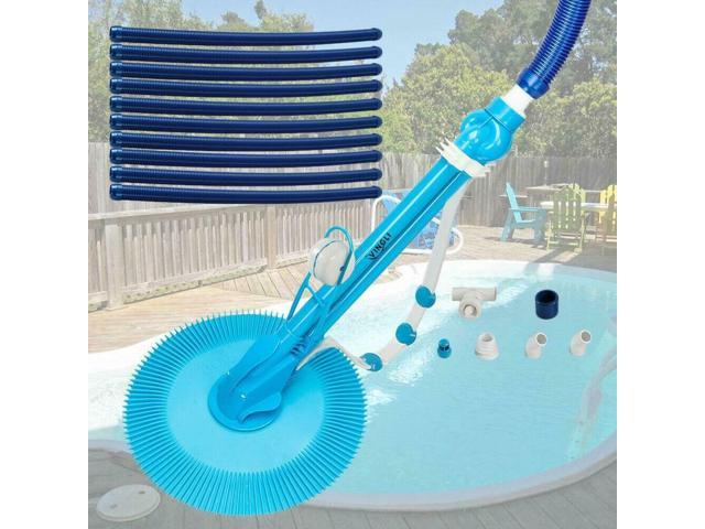 Details about   New Automatic Inground Above Ground Swimming Pool Cleaner Vacuum Hose Climb Wall 