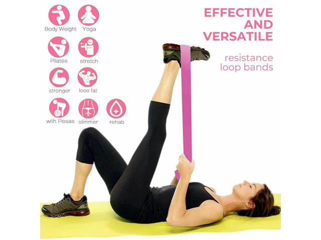 RESTOCKED Exercise Workout Resistance Bands Fitness Crossfit FREE SHIPPING Set/5
