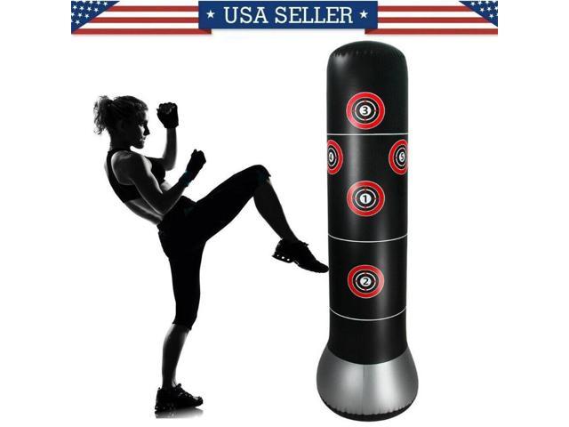 US Freestanding Punching Bag Boxing Speed Ball for Adult Kids MMA Training Sport 