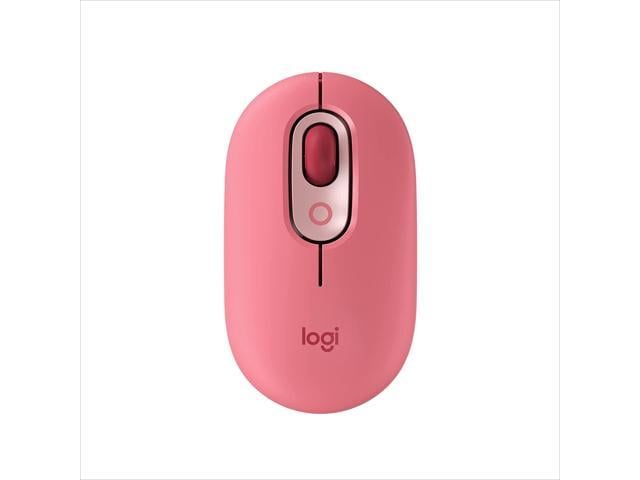 Logitech Pop Mouse, Wireless Mouse With Customizable Emojis, Silenttouch Technology, Scroll, Compact Design, Bluetooth, Multi-Device, Os Compatible - Heartbreaker Rose Newegg.com
