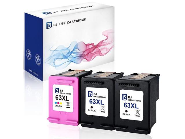 Drnoae Remanufactured 63XL Ink Cartridges for HP Printers Replacement for HP Ink 63 63XL for HP Envy 4520 4512 4516 Officejet 3830 5255 4650 4630 3830 Deskjet 3630 3632 1112 2132 3634 Ink Cartridges 