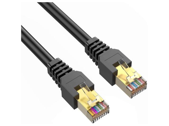 Cables Direct Online 200FT Cat7 Outdoor Ethernet Cable 26AWG SFTP  Heavy-Duty Cat 7 Networking Patch Cord RJ45 600Mhz Waterproof Direct Burial  