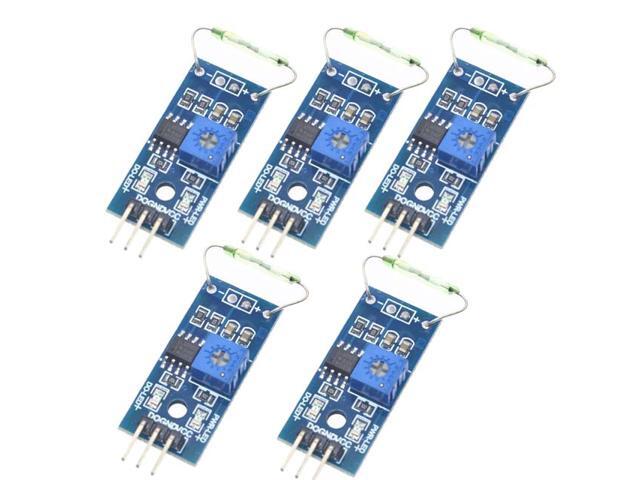 5pcs Reed sensor module magnetron module reed switch MagSwitch For Arduino