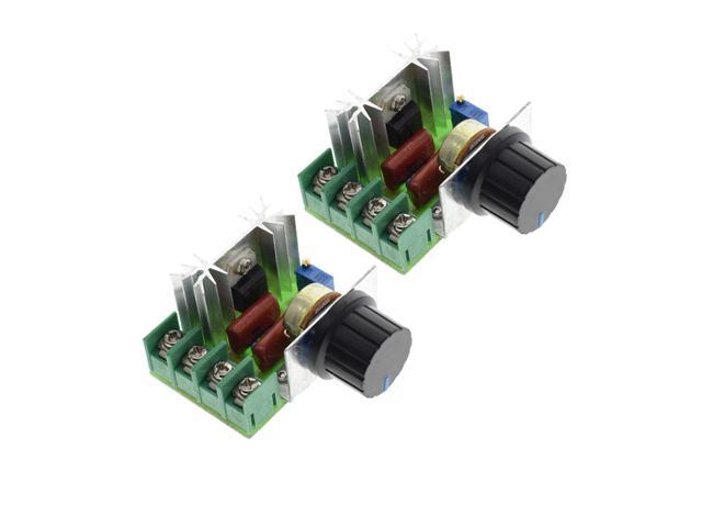 2PCS High Quality AC 220V 2000W SCR Voltage Regulator Dimming Dimmers Speed Controller Thermostat for Arduino - Newegg com