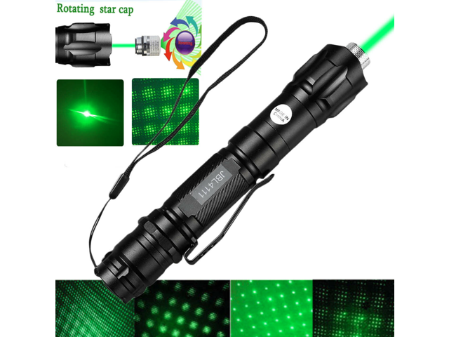 50Mile 1mw Laser Pointer Lazer pen Visible Beam Zoom+18650 Battery+Charger US 
