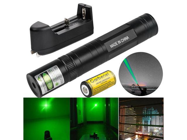 Astronomy 900Miles Green Laser Pointer 532nm Visible Beam 2in1 Star Cap Pet Toy 