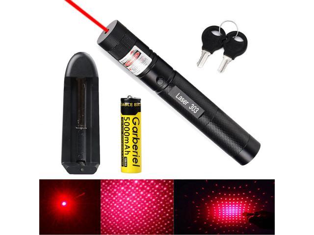 Red G303 Laser Pointer 5mw 650nm Pen Light Lazer Lamp Visible Beam Zoom Focus 