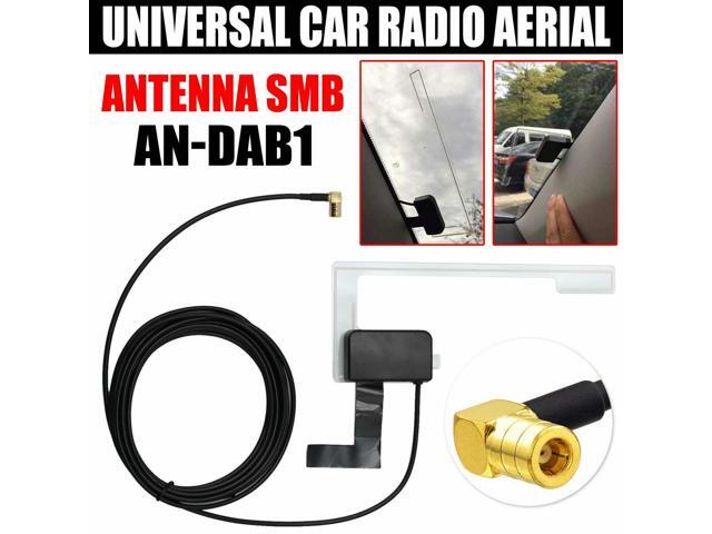 Car Window Mount DAB Digital Radio Aerial Antenna Cable SMB For Pioneer AN-DAB1