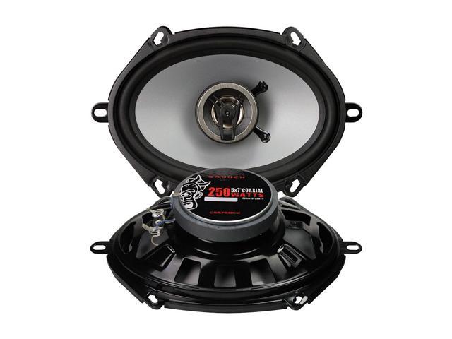 Crunch 250W Full Range 2 Way Coaxial Car Audio 5x7 by 6x8" Speaker Pair CS5768CX 