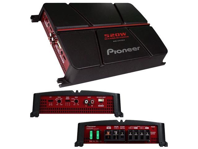 Pioneer GM-A4704 520 Watt Max 4 Channel Amplifier 