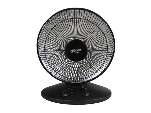 Comfort Zone Cz998 Electric Oscillating Radiant Dish Heater With