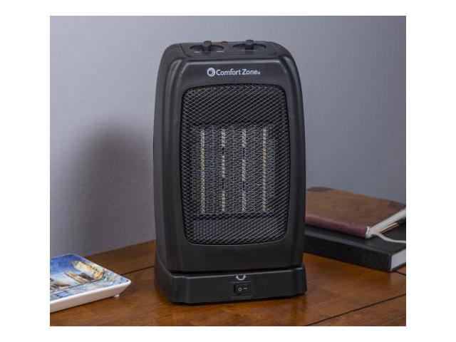Comfort Zone Cz448 Oscillating Portable Ceramic Space Heater With