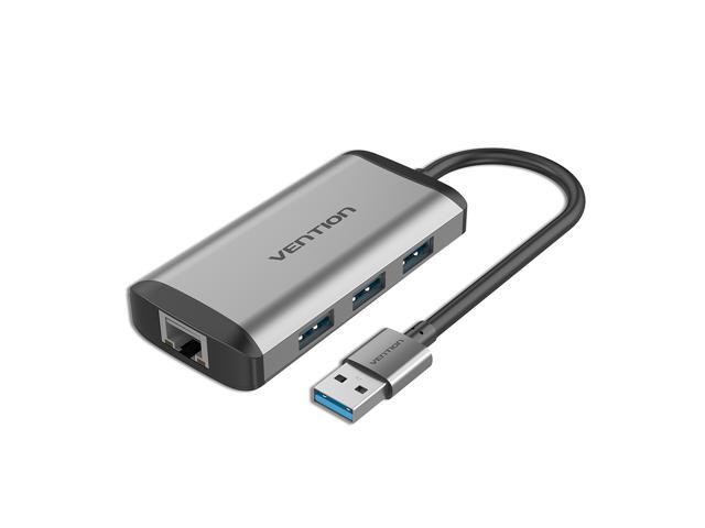 Vention USB 3.0 Hub with RJ45 10/100/1000 Gigabit Ethernet Adapter Converter LAN Wired USB Network Adapter for Windows ...