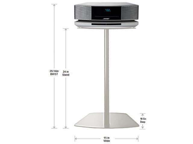 Harmony Concepts Bose Wave Floor Stand Pedestal Table Shelf Espresso Black Newegg Com