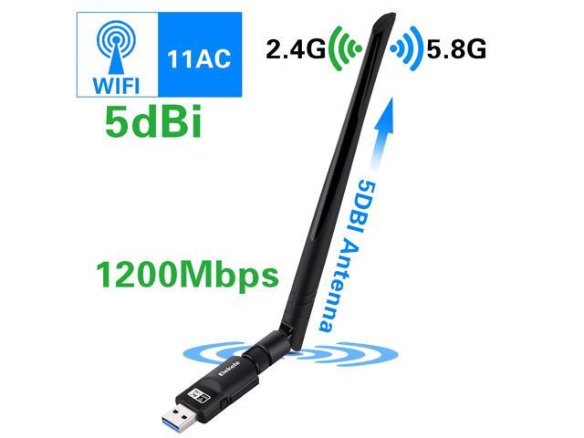 USB Wifi Adapter, 1200Mbps USB 3.0 Wifi Dongle 802.11 ac Wireless ...