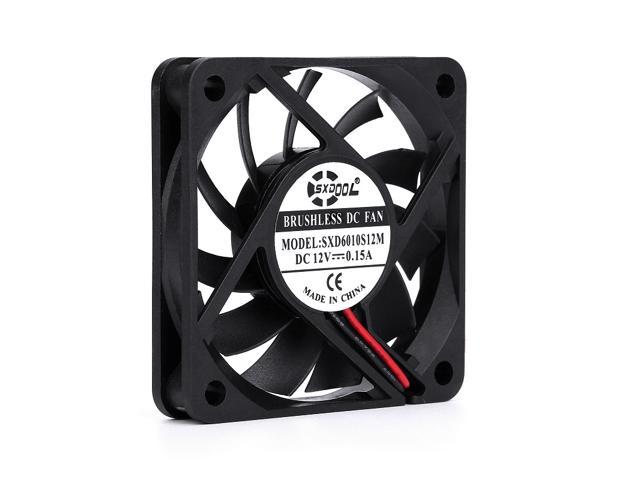 SXDOOL SXD6010S12M 6010 60mm slim 10mm DC 12V 0.15A 3300RPM 13CFM axial cooling fan