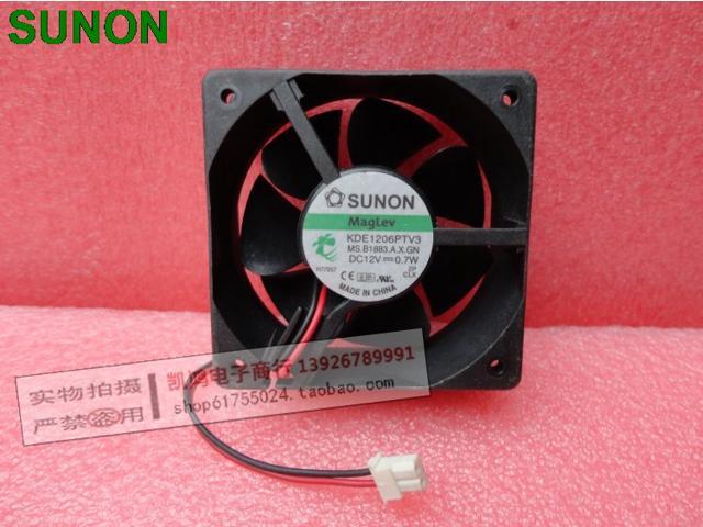 Sunon KDE1206PTV3 DC 12V 0.7W 6025 6CM ultra-quiet chassis power supply ...