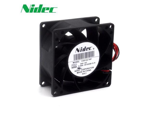 Original Nidec V35132-16F 24V 0.45A 8Cm 8038 High In Air Volume Axial Inverter Fan I.1348355596