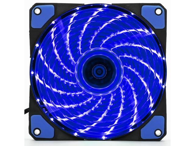 120mm PC computer Ultra Silent LED cooling fan radiator radiator, 12CM fan, 12VDC 3P IDE 4pin - Newegg.com