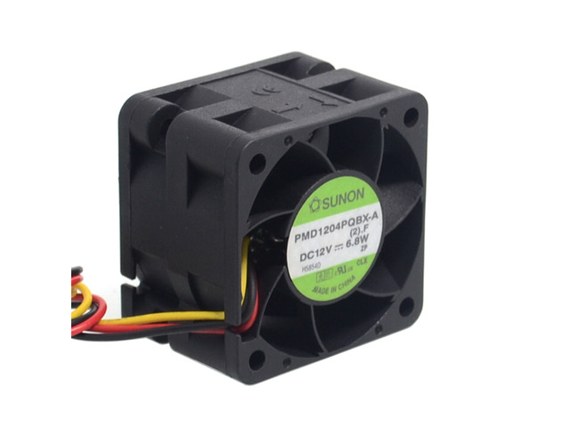Sunon PMD1204PQBX-A 40x40x28mm DC 12V CPU Fan - 3-Pin Connector, 6.8W, 4cm Cooling Fan