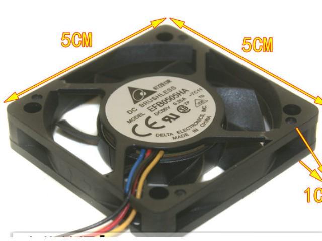 DELTA 5CM EFB0505HA EFB0505LA EFB0505MA 5010 5V 50*50*10MM cooling fan -  Newegg.com