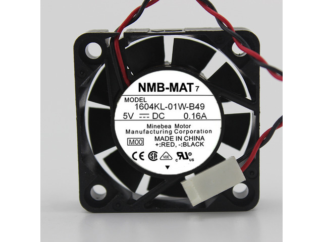 Ventola NMB-MAT 1604KL-04W-B49 – 12V 0.10A, 40x10mm, 3 Fili, Nuova