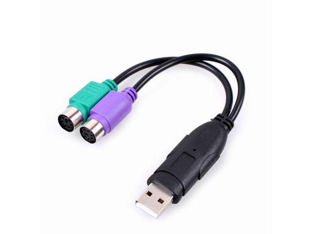Cable Adapter Adapter USB To PS2 Cord Cable Converter for For Keyboard Mouse