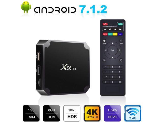 X96 Max 4K S905W Android 8.1 1GB+8GB HD 4K 2.4G WiFi Smart TV Box Media Player 