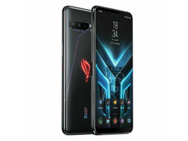 Tencent Versio-Game Phone ASUS ROG 3 Global Version 12G 128G Snapdragon 865Plus 6000mAh Battery NFC Android 10 144Hz 5G (GSM ONLY, NO CDMA) Factory Unlocked International Version (Strix Edition)